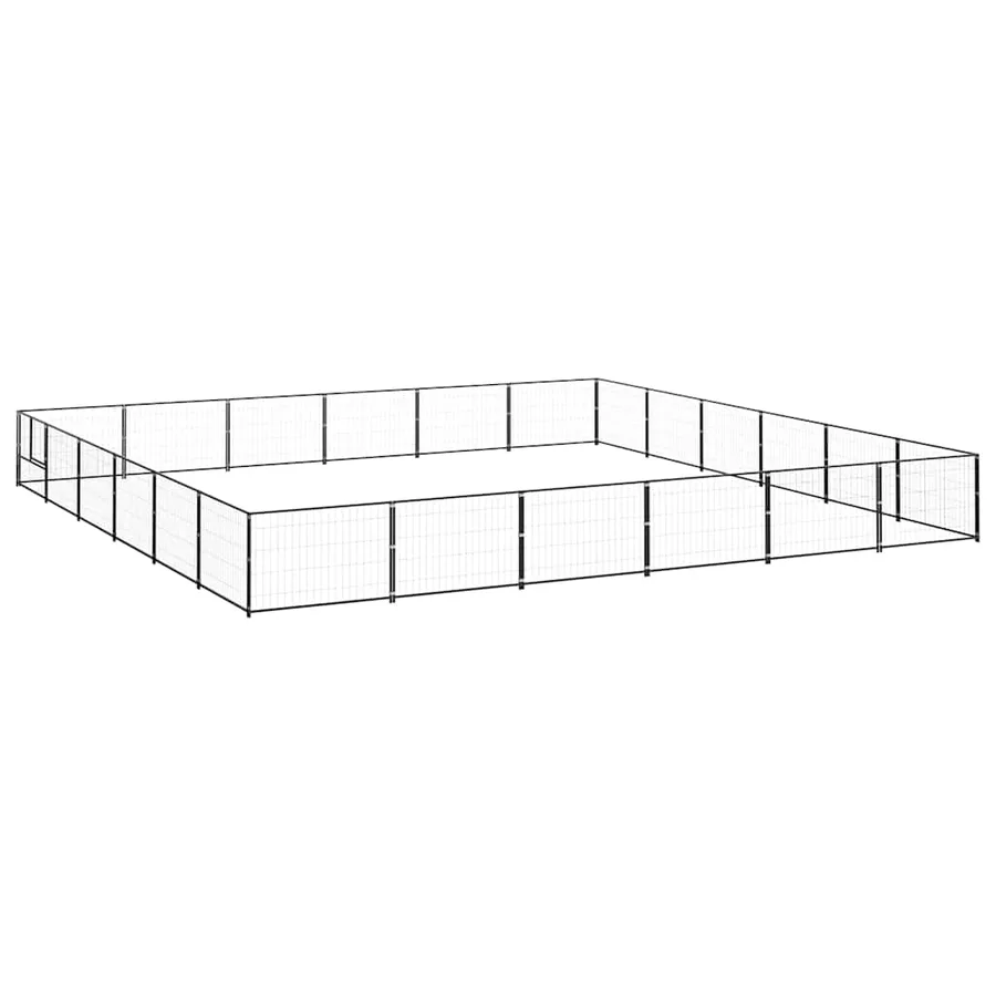 Chenil Noir 36 m² Acier - 2