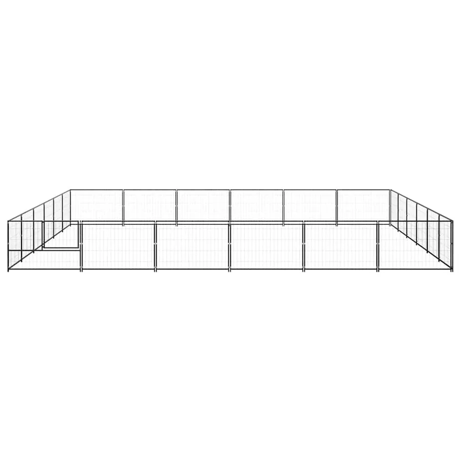 Chenil Noir 36 m² Acier - 5