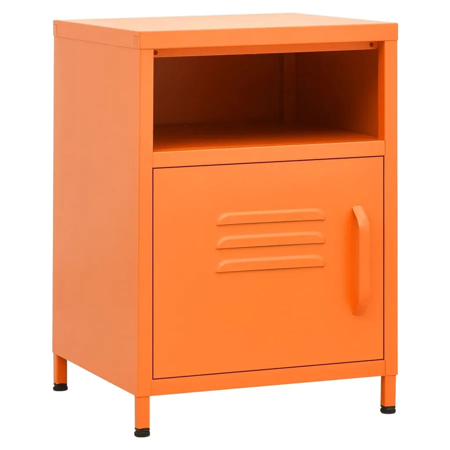 Table de chevet Orange 35x35x51 cm Acier - 2