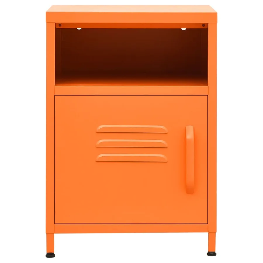 Table de chevet Orange 35x35x51 cm Acier - 3