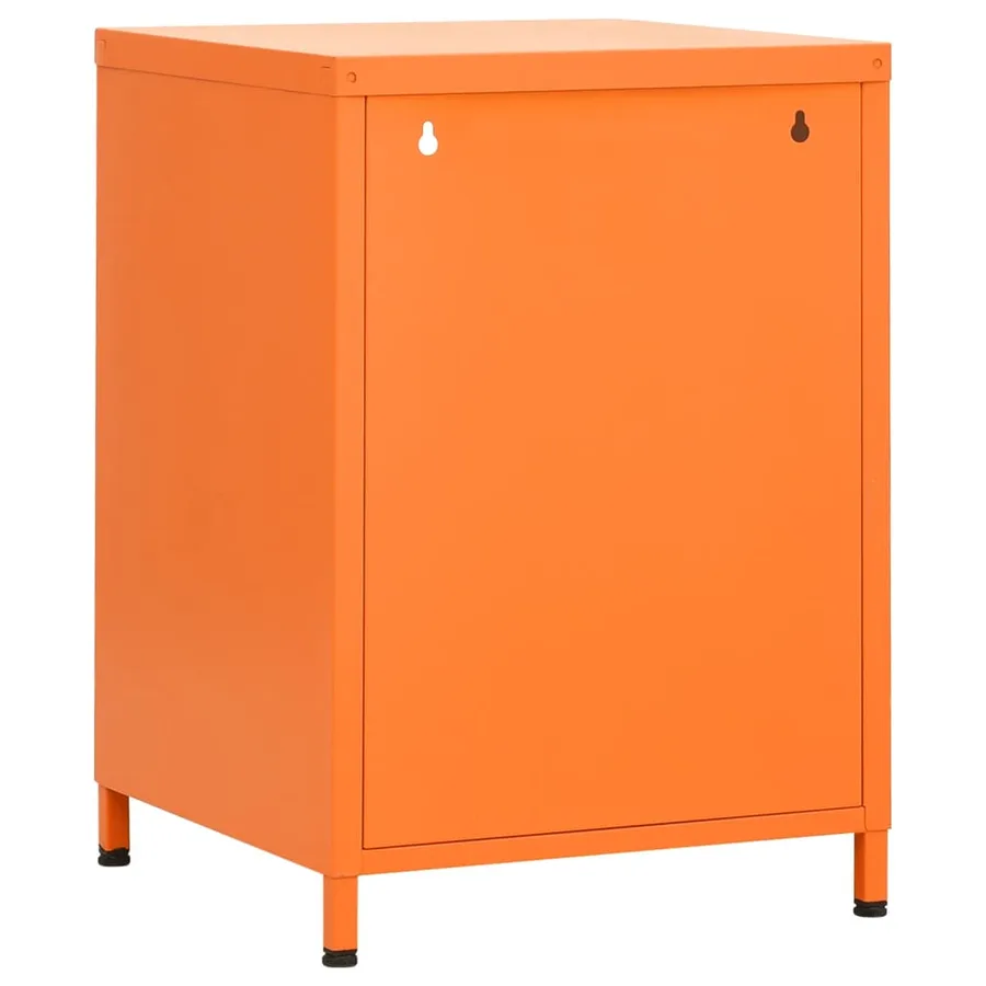 Table de chevet Orange 35x35x51 cm Acier - 5