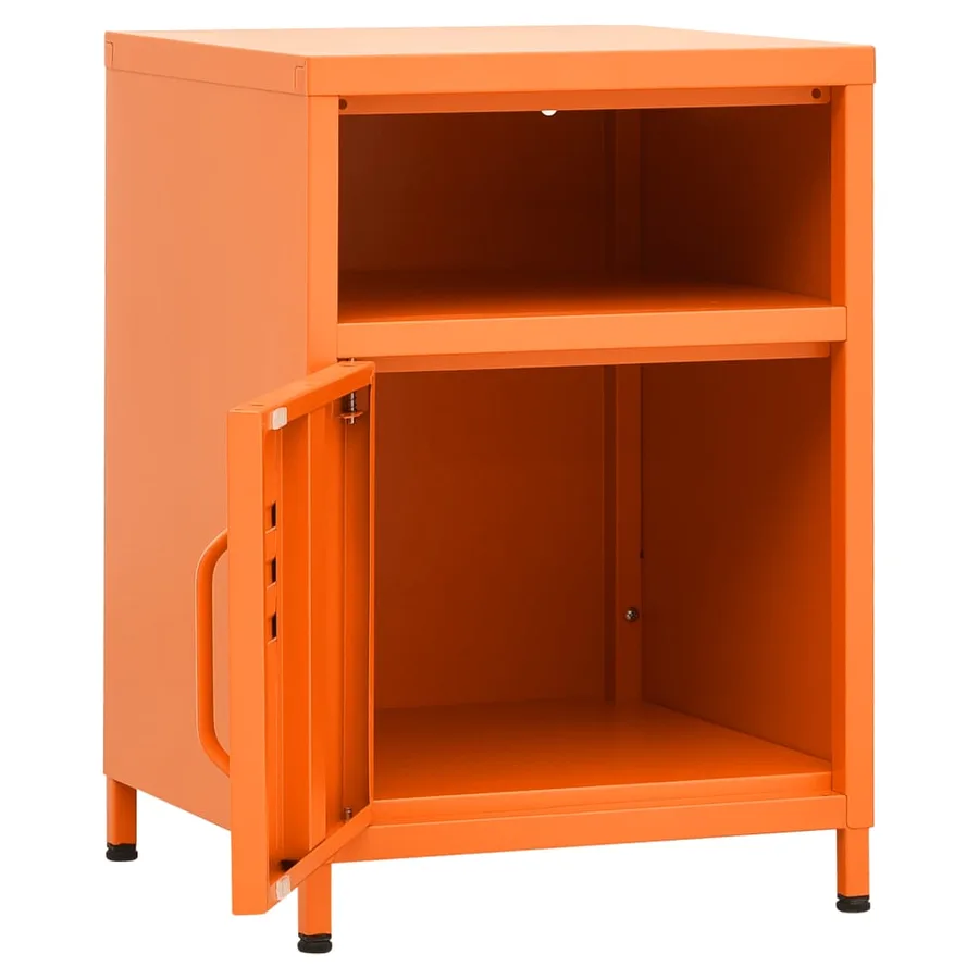 Table de chevet Orange 35x35x51 cm Acier - 6