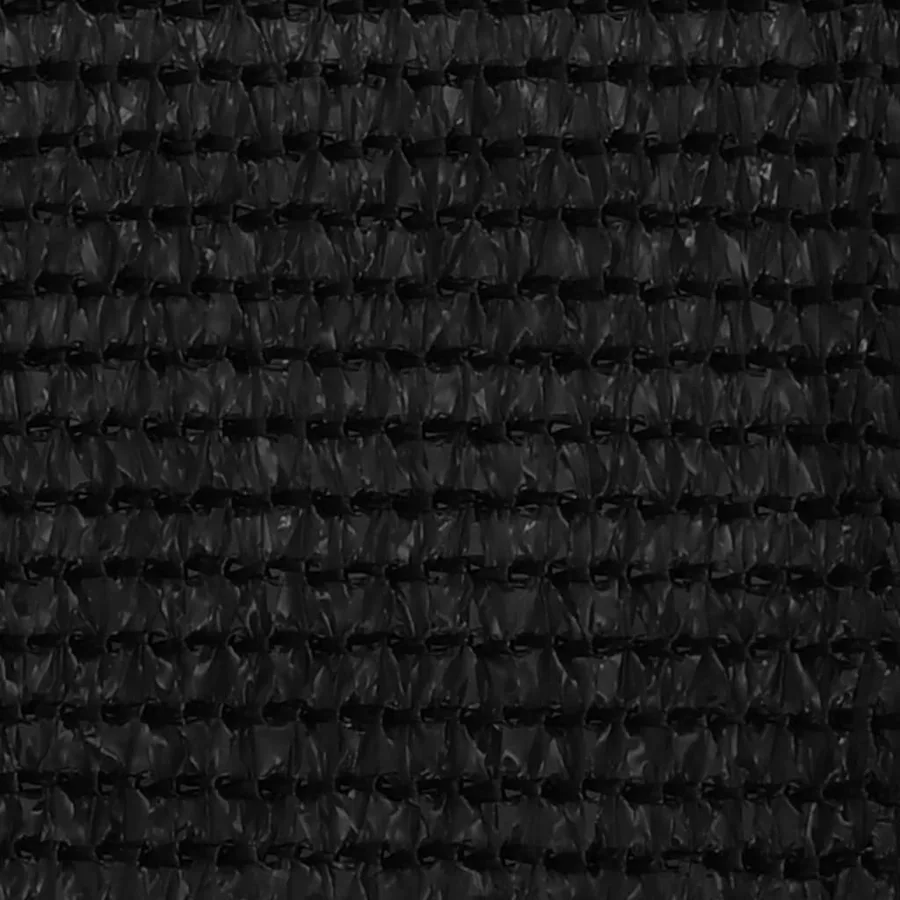 Écran de balcon Noir 90x500 cm PEHD - 2