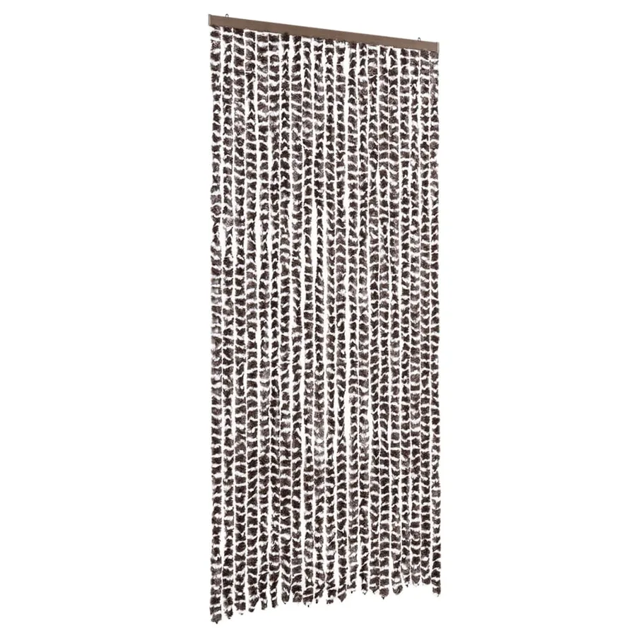 Moustiquaire Marron et blanc 90x220 cm Chenille - 2