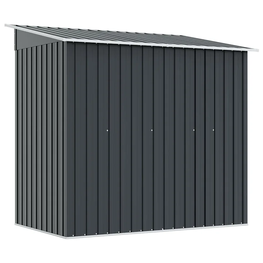 Abri de jardin Anthracite Acier - 7