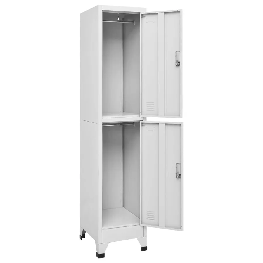 Armoire à casier avec 2 compartiments 38x45x180 cm - 3