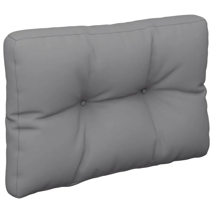Coussins de palette lot de 2 gris tissu - 5