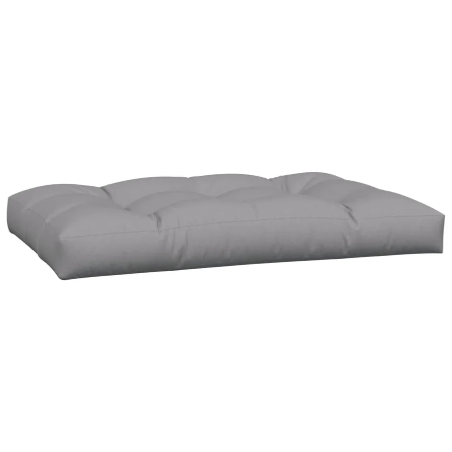 Coussins de palette lot de 2 gris tissu - 4
