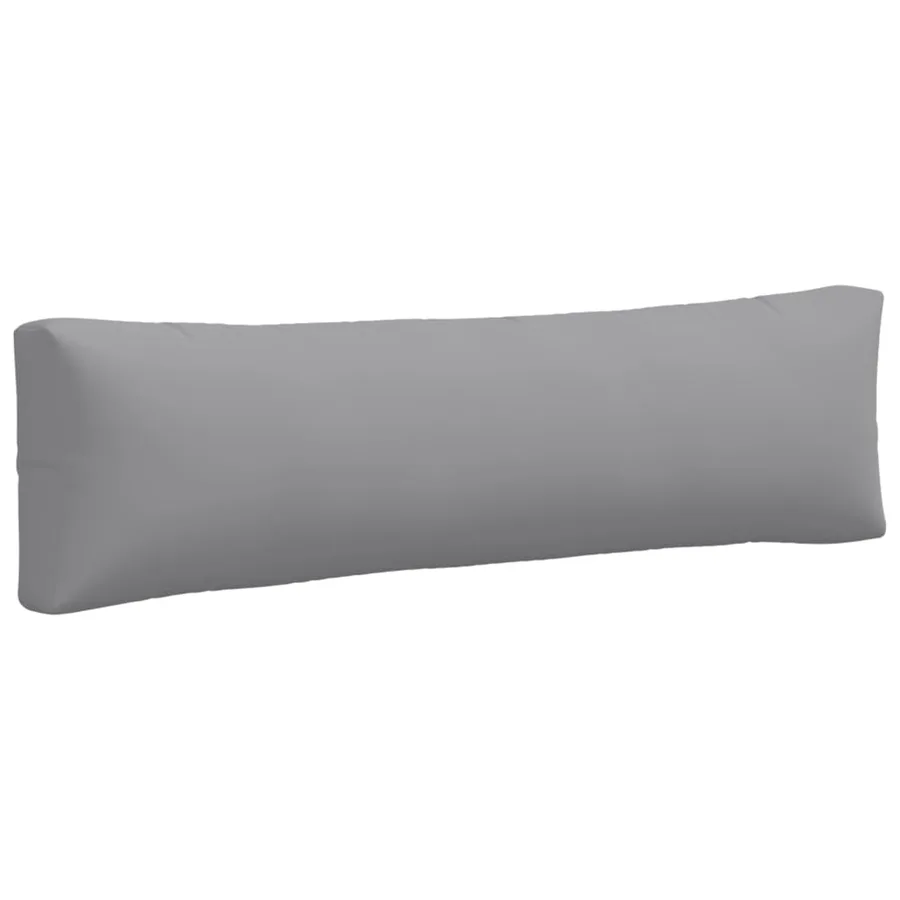 Coussins de palette lot de 2 gris tissu - 5
