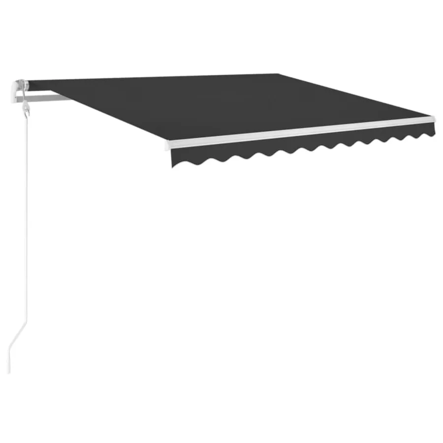 Auvent rétractable automatique 350x250 cm Anthracite - 2
