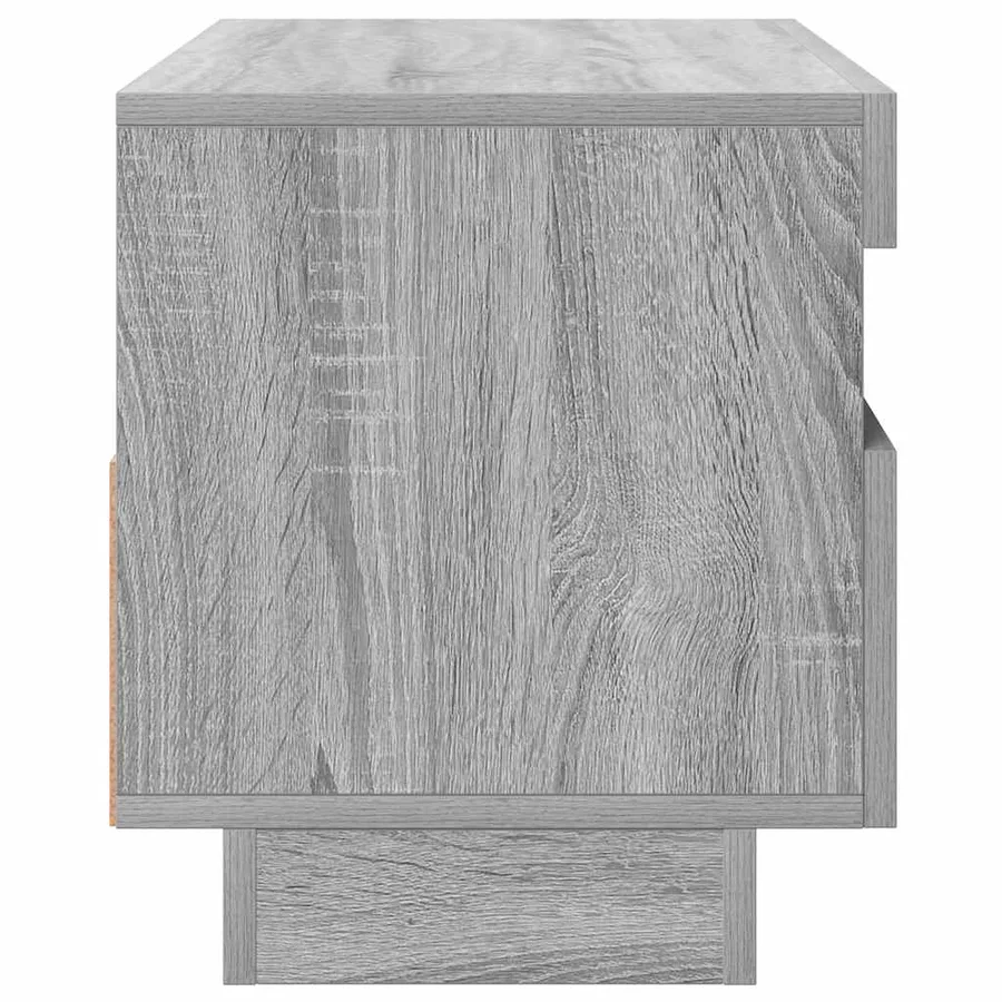 Meuble TV avec lumières LED sonoma gris 80x35x40 cm - 10