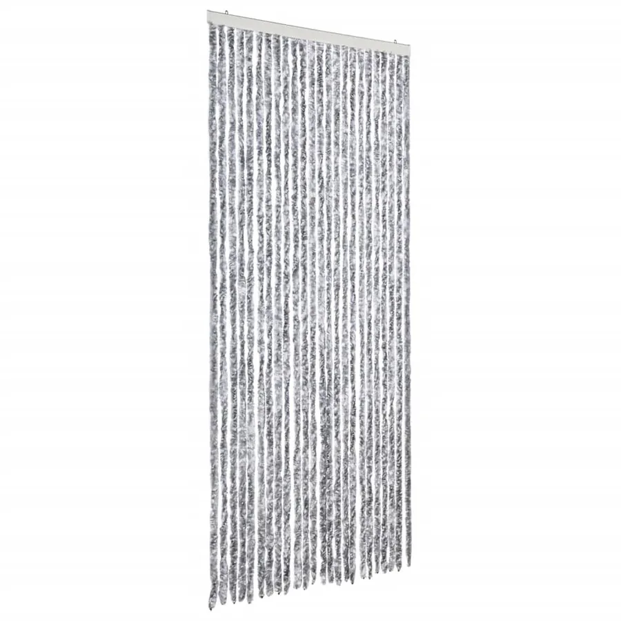 Moustiquaire Blanc et gris 100x220 cm Chenille - 2
