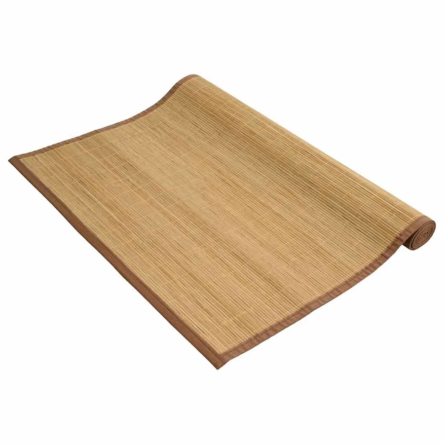 Tapis en bambou 160x230 cm Marron - 3