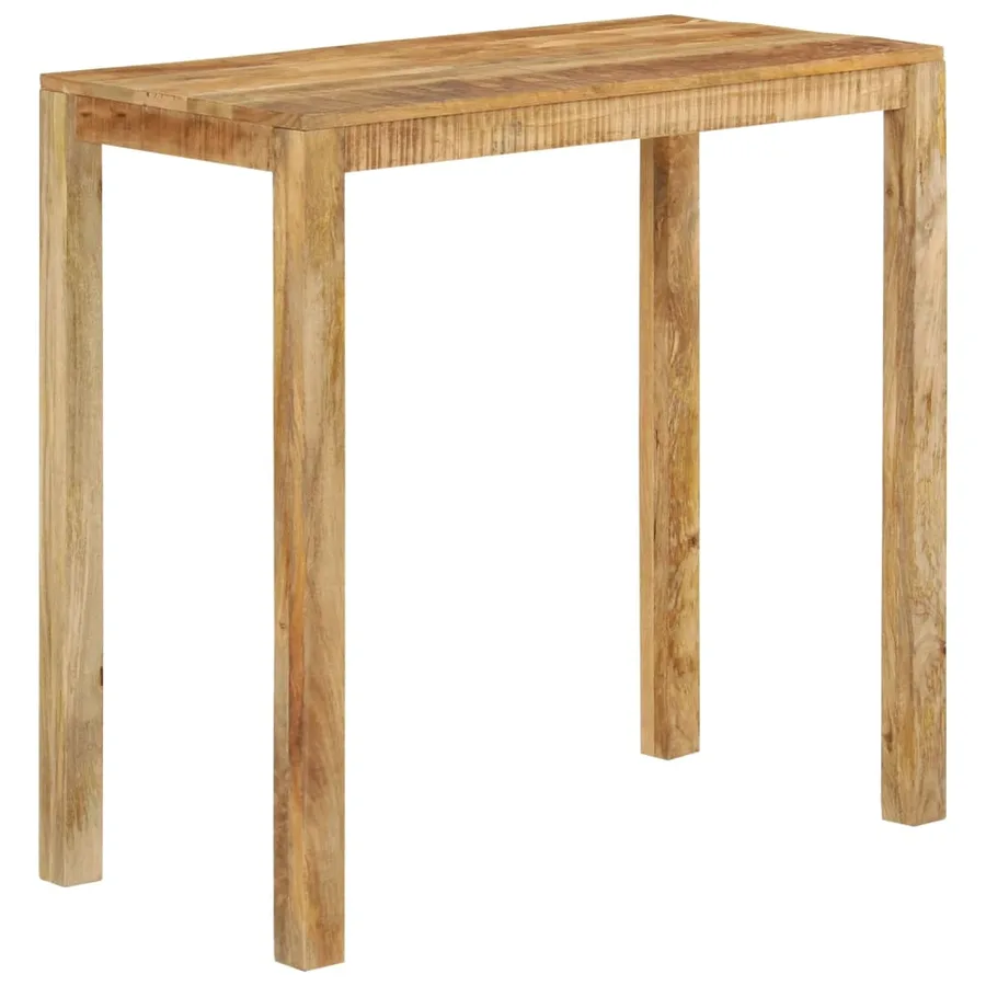 Table de bar 112x55x108 cm Bois de manguier massif - 10