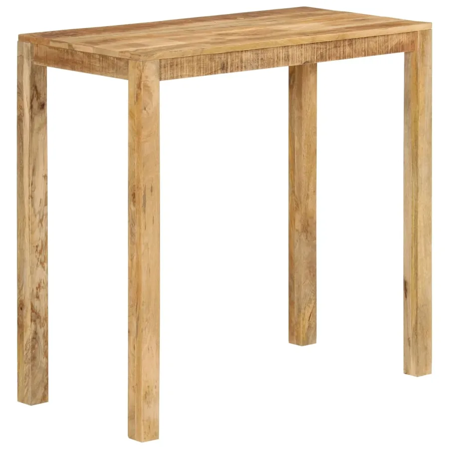 Table de bar 112x55x108 cm Bois de manguier massif - 11