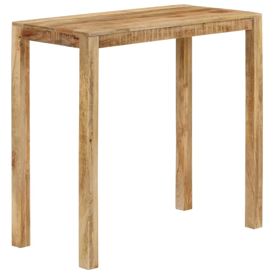 Table de bar 112x55x108 cm Bois de manguier massif - 12