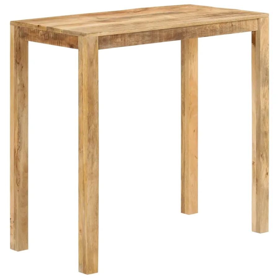 Table de bar 112x55x108 cm Bois de manguier massif - 9