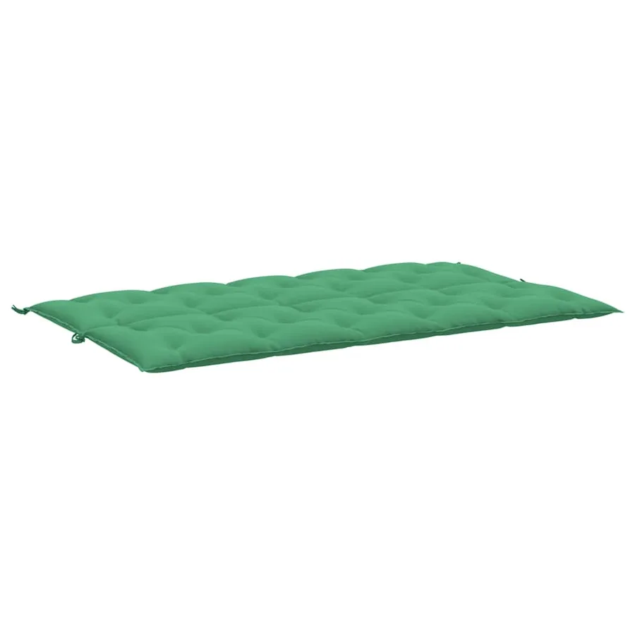 Coussin de banc de jardin vert 180x(50+50)x7 cm tissu oxford - 4
