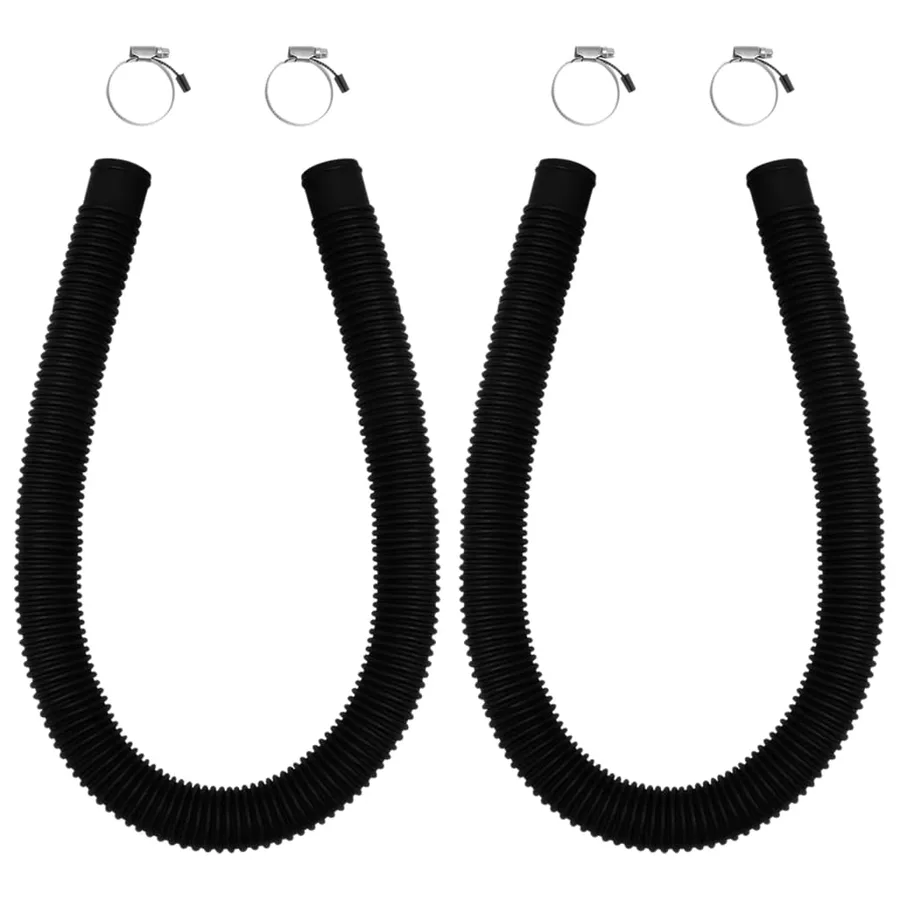 Panneaux de chauffage solaire de piscine courbés 2pcs 72,5x46cm - 9