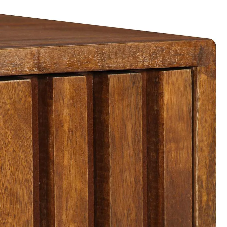 Table de chevet 40x30x50 cm Bois de manguier massif - 6