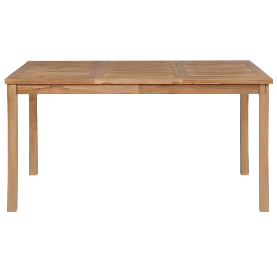 Ensemble de salle à manger de jardin 7 pièces 150 x 90 cm en bois de teck massif - 11