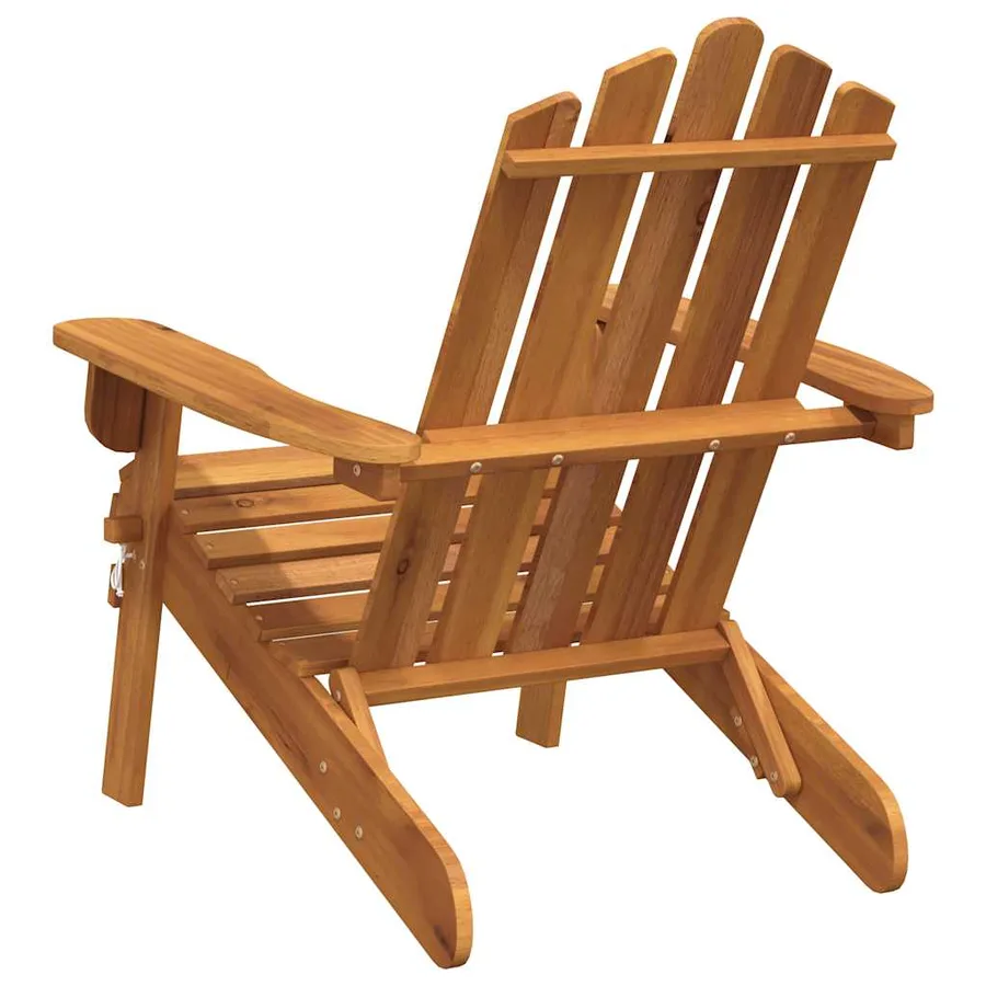 Chaises Adirondack de jardin lot de 2 Bois massif d'acacia - 7