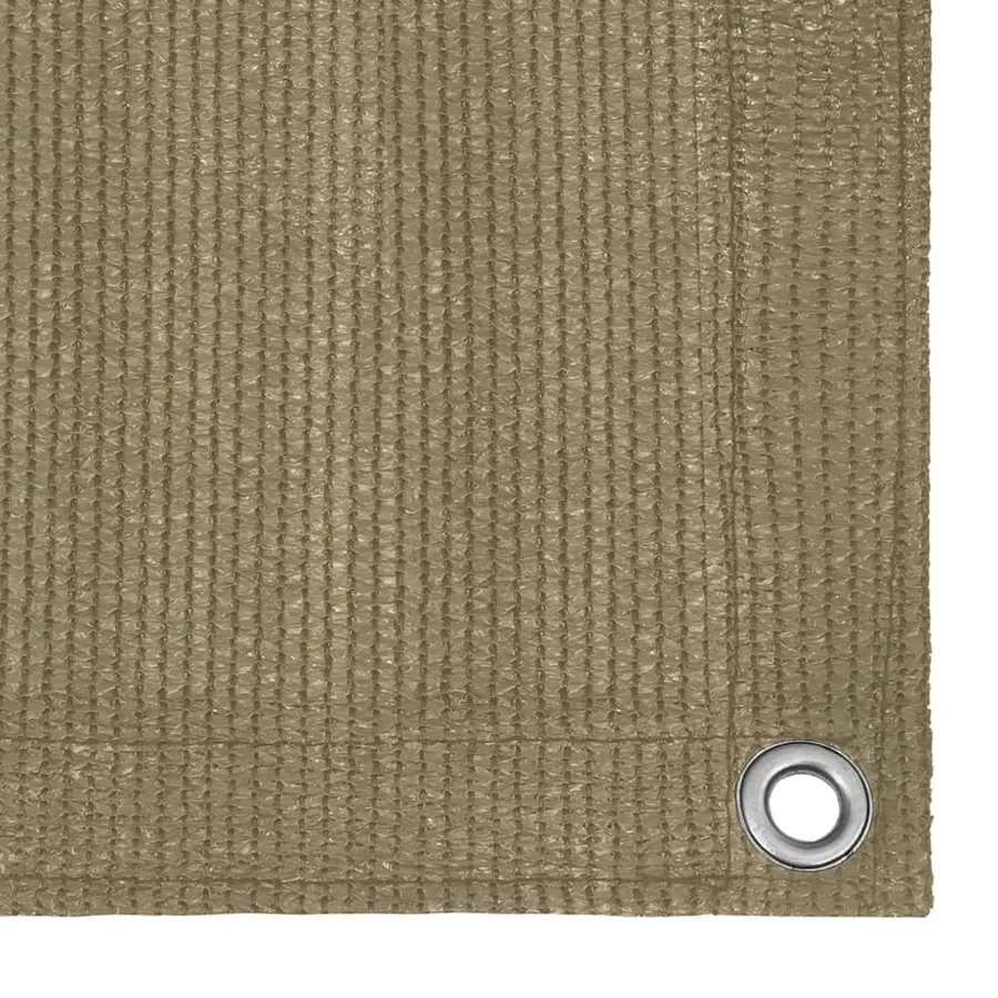 Écran de balcon Taupe 75x300 cm PEHD - 3