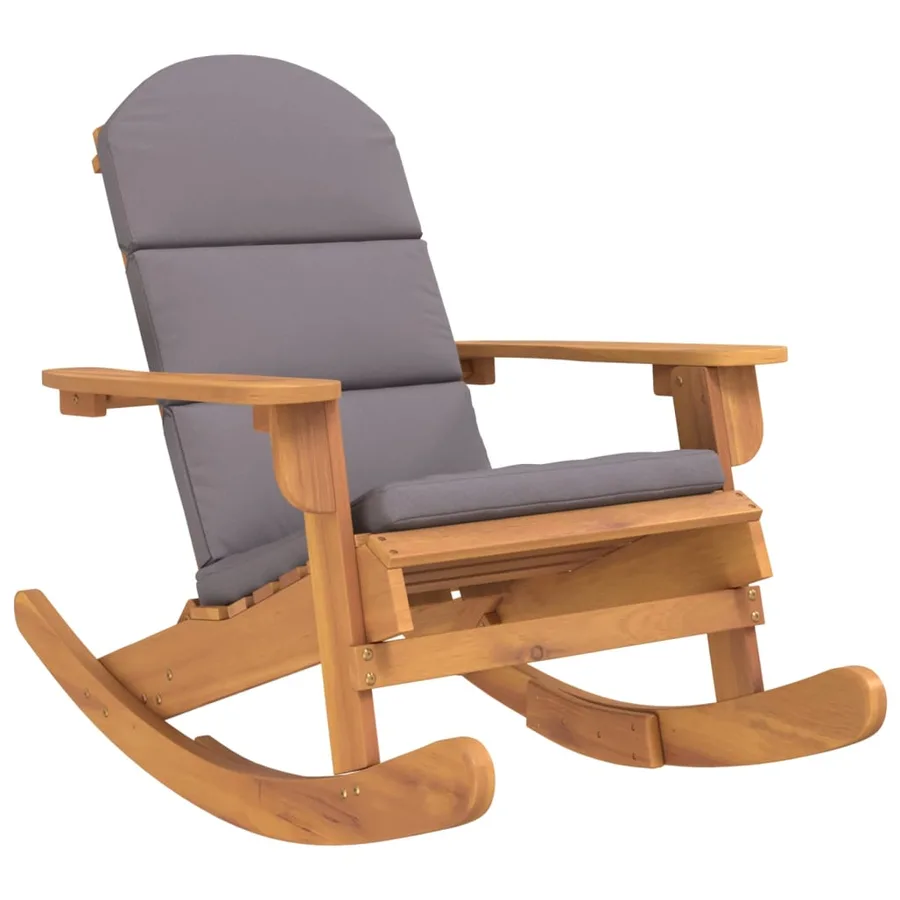 Ensemble de salon de jardin Adirondack 3 pcs bois acacia solide - 4