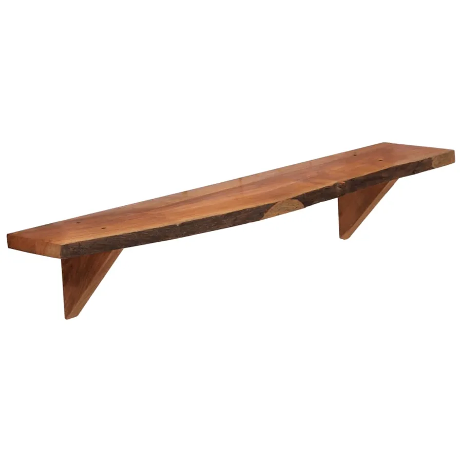 Étagères murales 2 pcs 90x20x18 cm Bois d'acacia massif - 2
