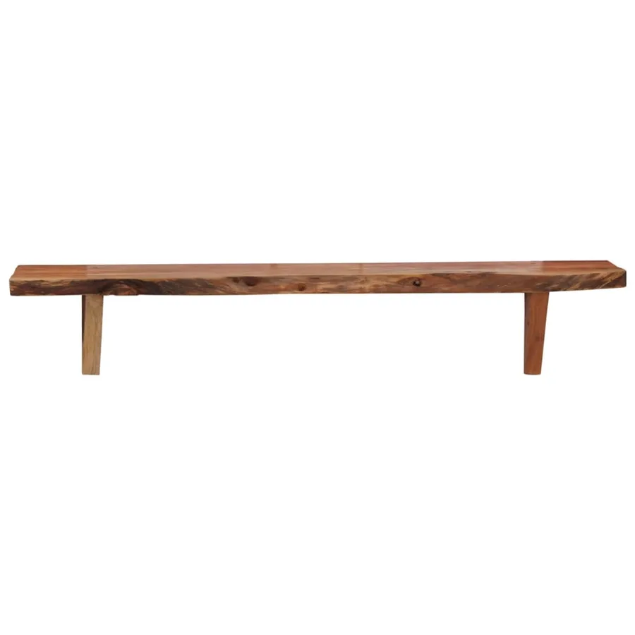Étagères murales 2 pcs 90x20x18 cm Bois d'acacia massif - 5