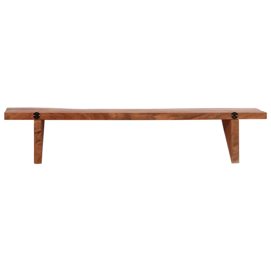 Étagères murales 2 pcs 90x20x18 cm Bois d'acacia massif - 6