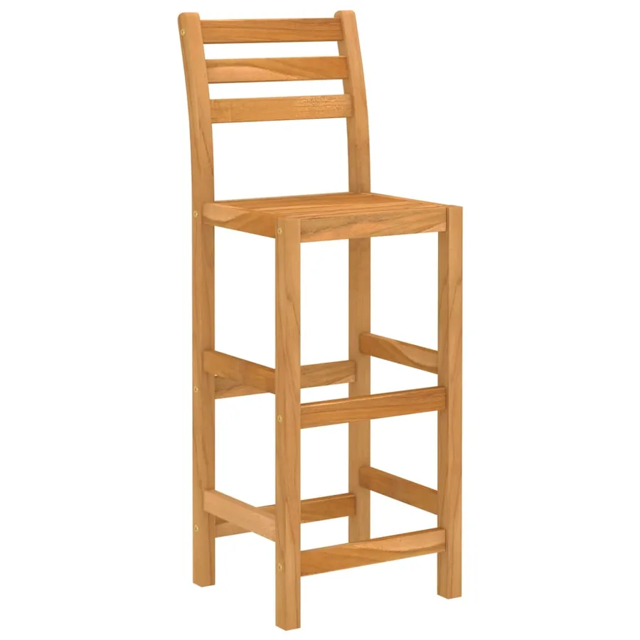 Ensemble de bar d'extérieur 3 pcs Bois d'acacia massif - 5