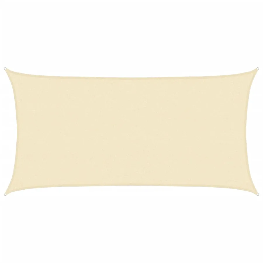 Voile d'ombrage 160 g/m² Crème 2x3,5 m PEHD - 2