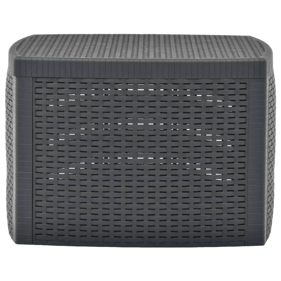 Table d'appoint Anthracite 54x54x36,5 cm Plastique - 2