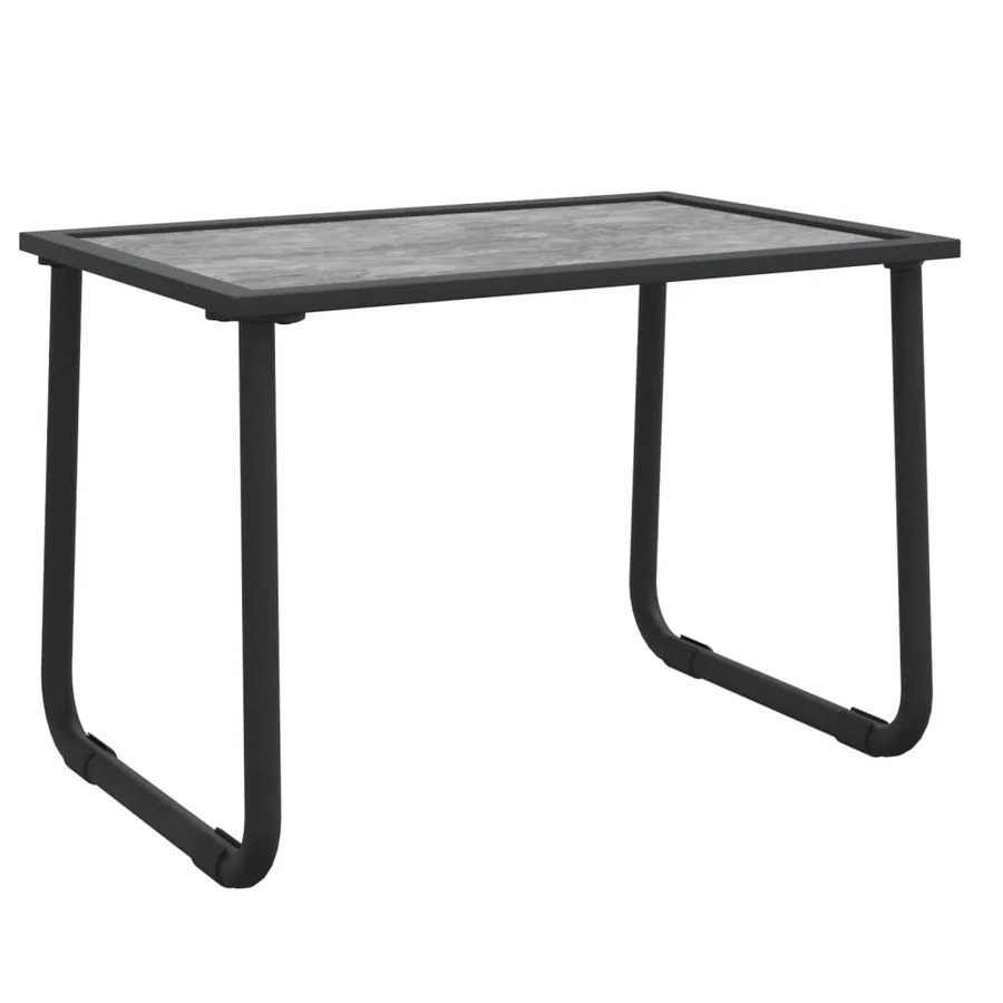 Salon de jardin avec coussins 3 pcs anthracite acier - 8