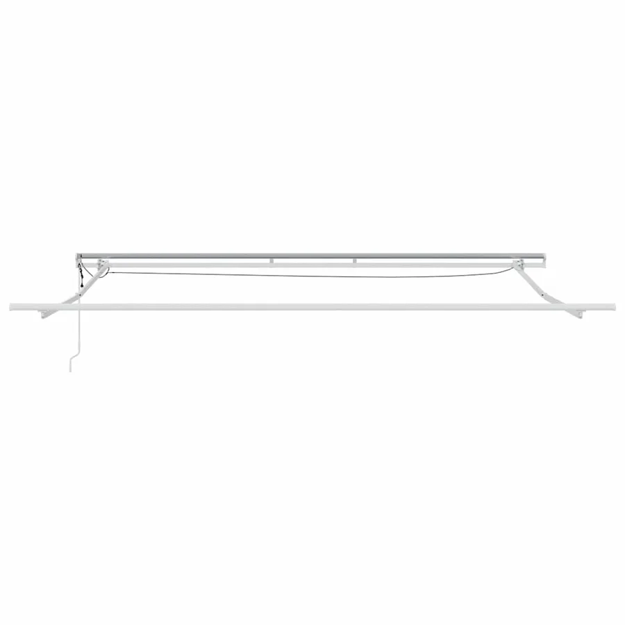 Cadre d'auvent Blanc 450 × 350 cm Aluminium - 6