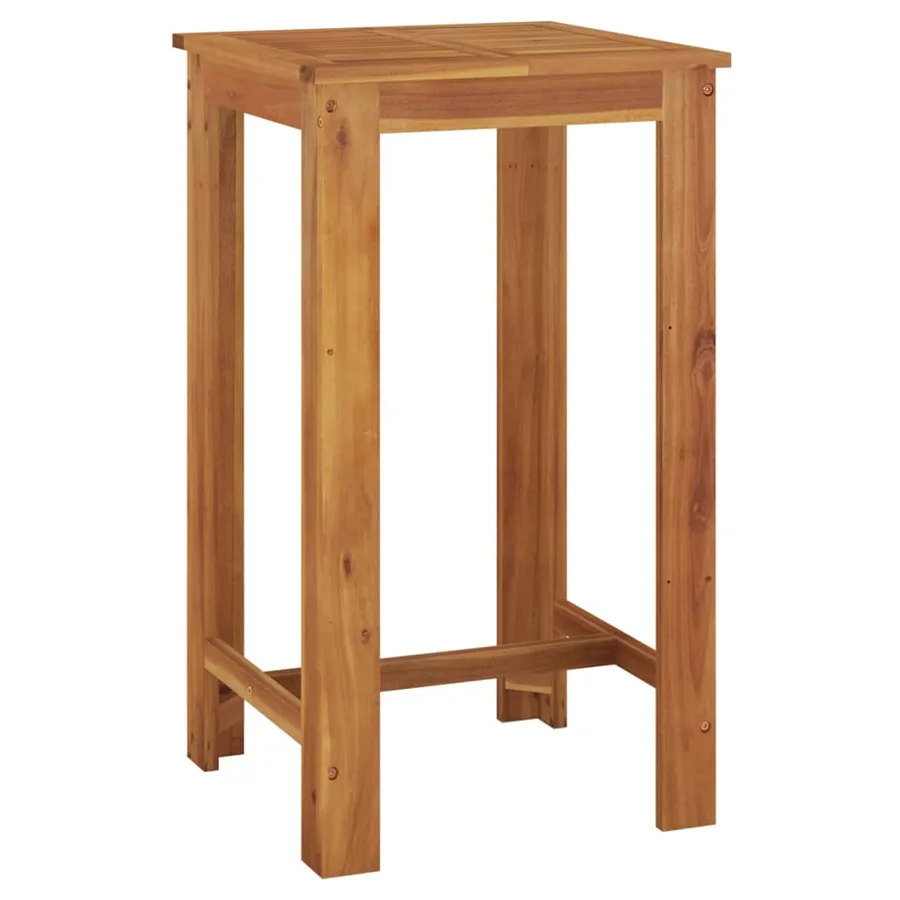 Ensemble de bar de jardin 5 pcs bois d'acacia solide - 4