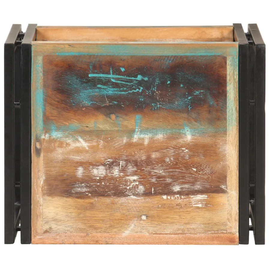 Table d'appoint 40x30x40 cm Bois de récupération massif - 3