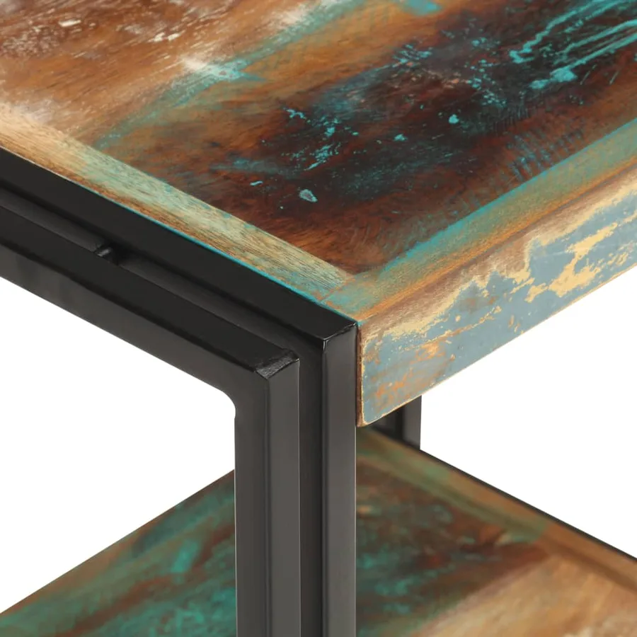 Table d'appoint 40x30x40 cm Bois de récupération massif - 4