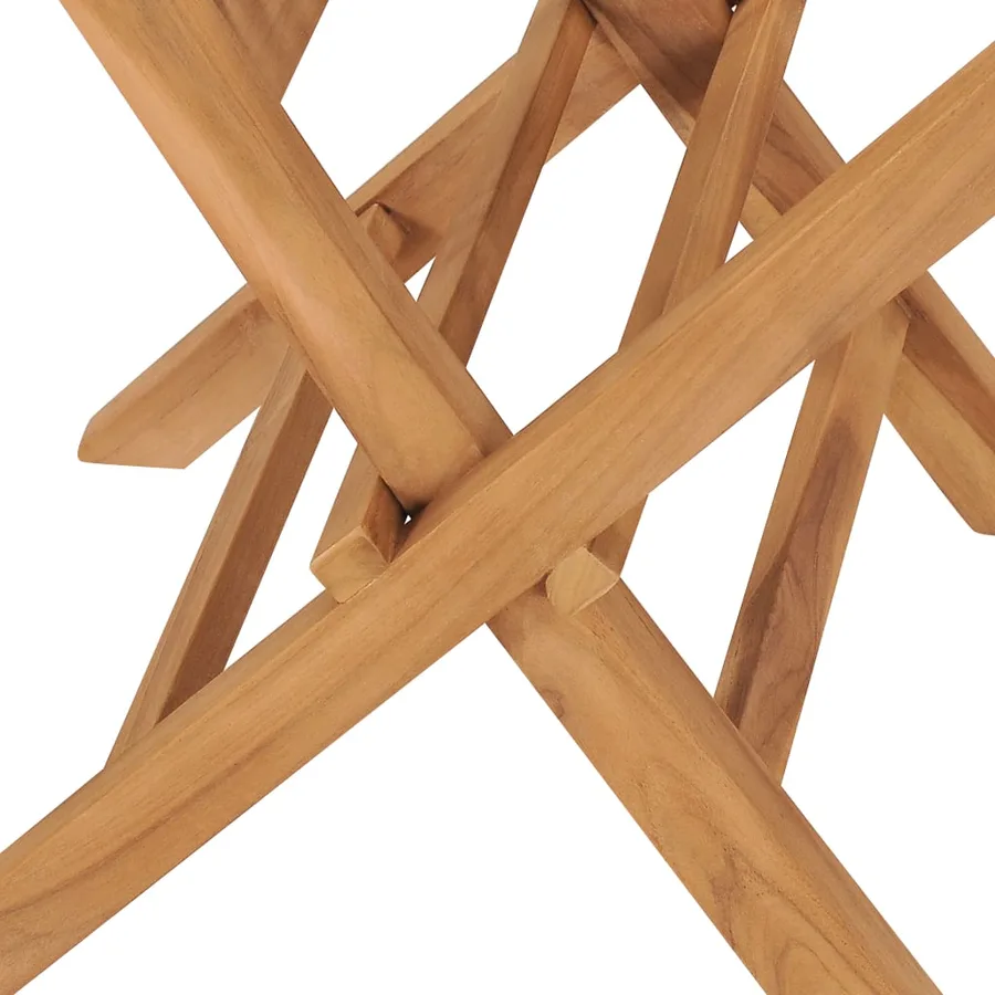 Chaises pliables de jardin lot de 8 Bois de teck solide - 8