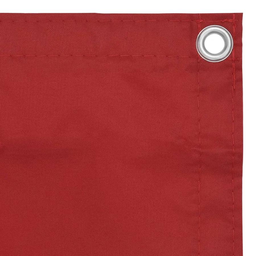 Écran de balcon Rouge 90x300 cm Tissu Oxford - 3