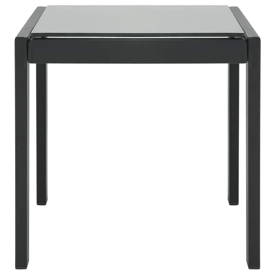 Chaises longues lot de 2 avec table Textilène et acier - 4