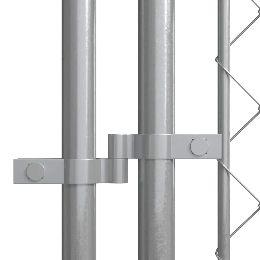Chenil extérieur avec toit pour chiens 7,6x3,8x2,3 m - 6