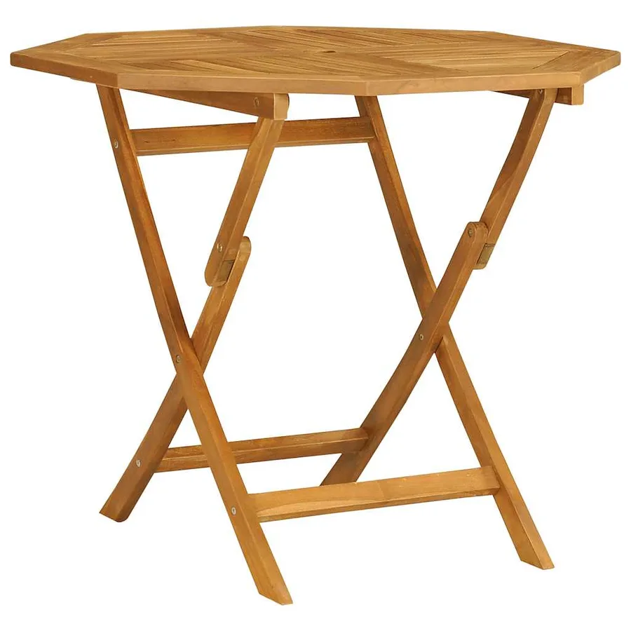 Ensemble à manger de jardin 5 pcs Bois de teck massif - 3