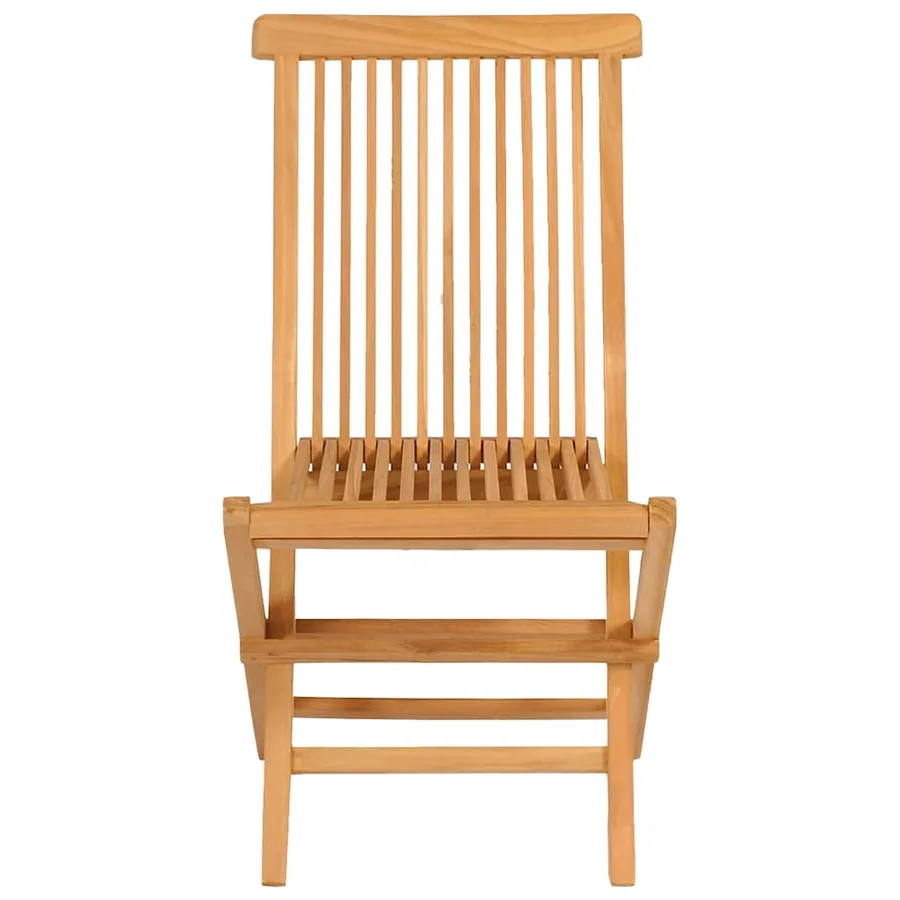 Ensemble à manger de jardin 5 pcs Bois de teck massif - 9