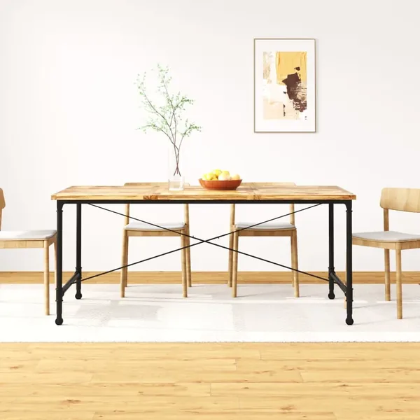 Table à manger Bois de manguier massif 180 cm