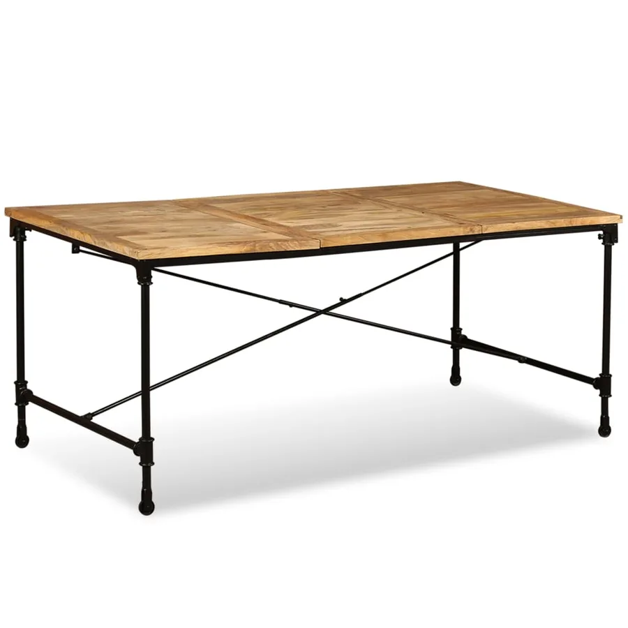 Table à manger Bois de manguier massif 180 cm - 4