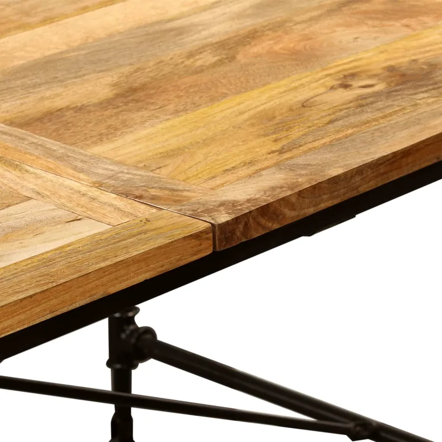 Table à manger Bois de manguier massif 180 cm - 9