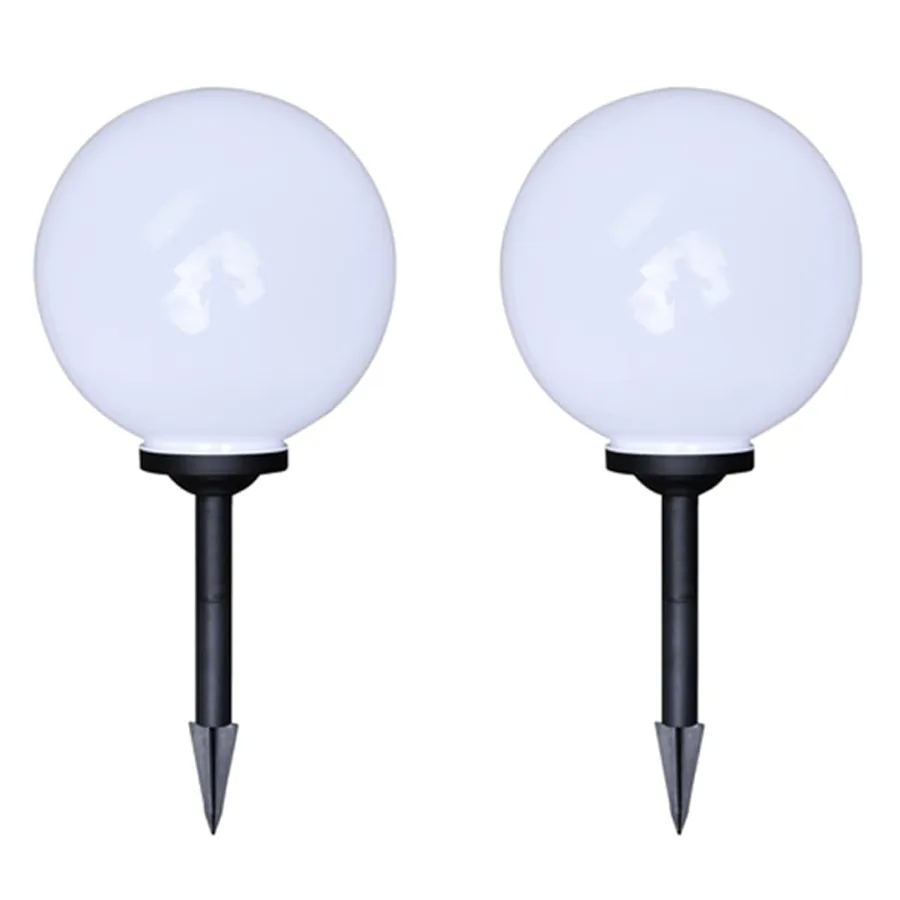 4 pcs Lampes d'allée d'extérieur à LED 30 cm et piquet au sol - 2