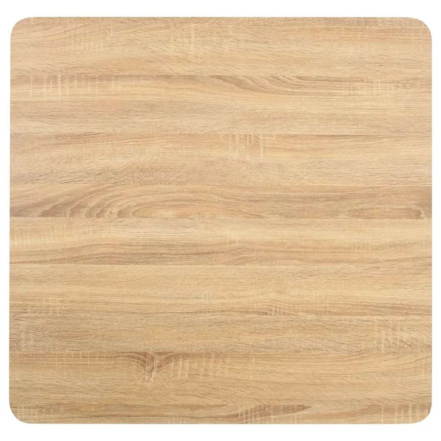 Table de bistro Marron clair 80x80 cm MDF - 3
